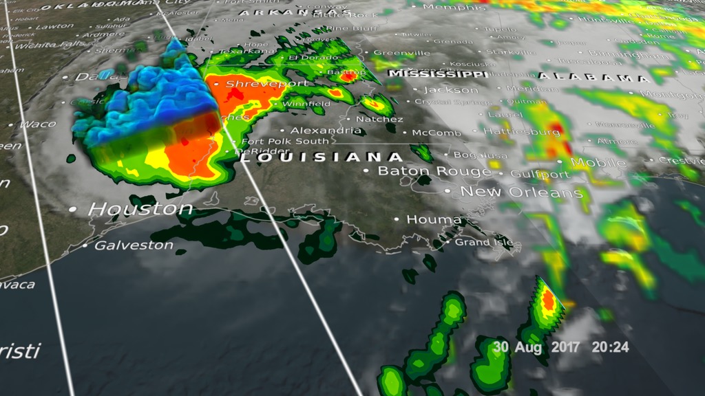 Harvey Floods Texas and Threatens Louisiana (Final Tropical Storm Update) August 30, 2017